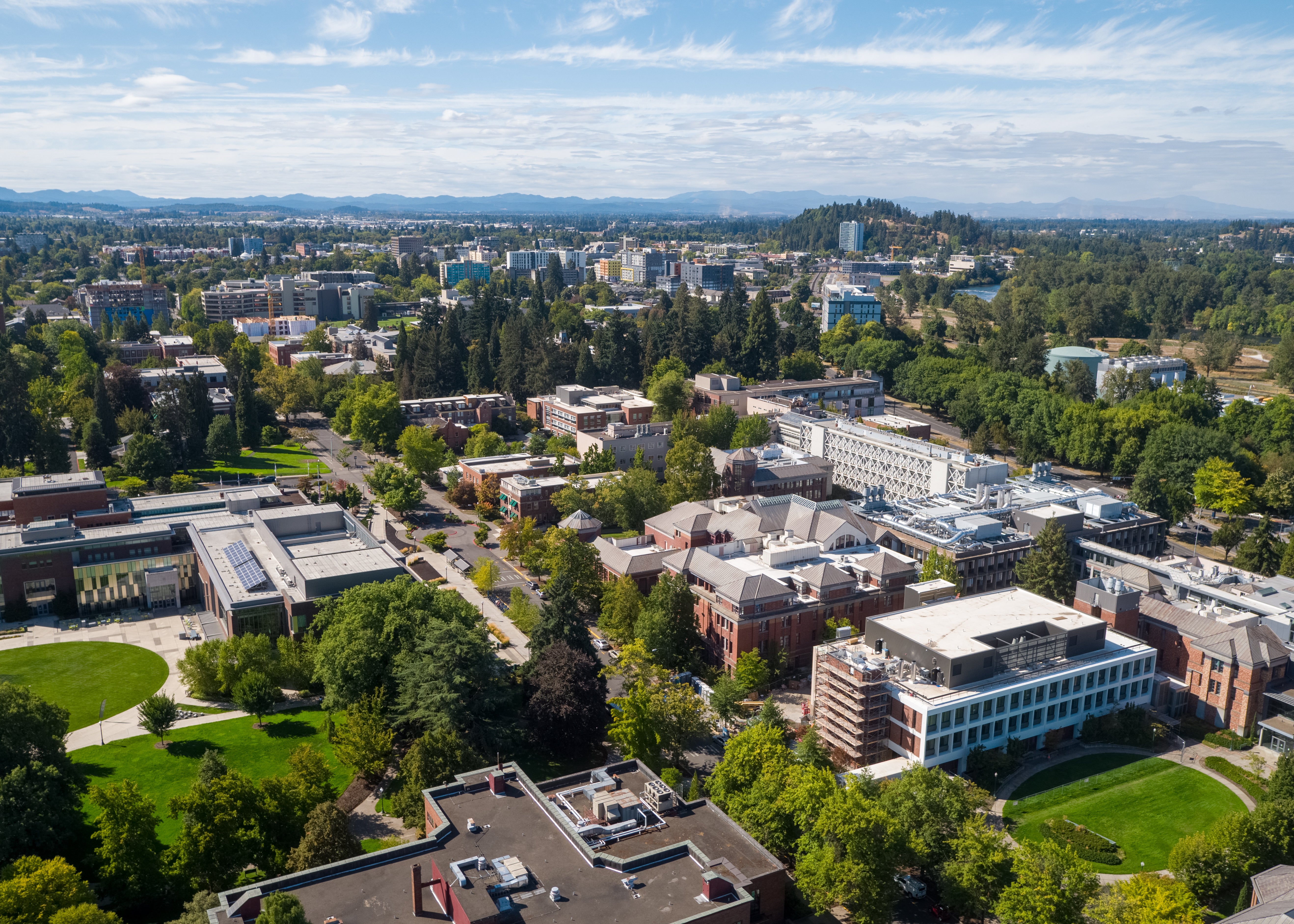 campus aerial