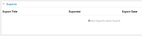 Export history on the MyTrack offer card